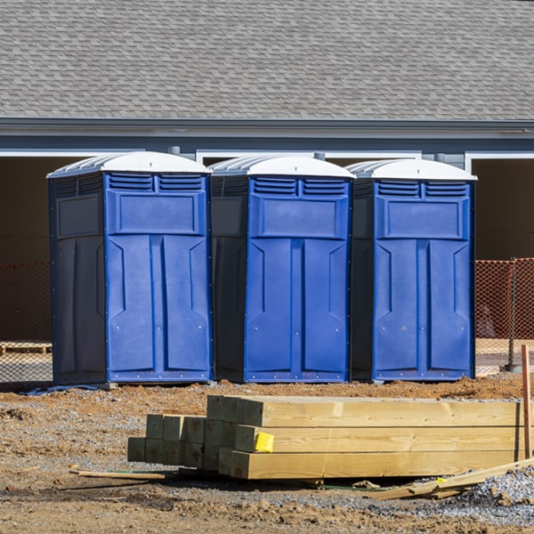 how do you ensure the portable restrooms are secure and safe from vandalism during an event in Beurys Lake